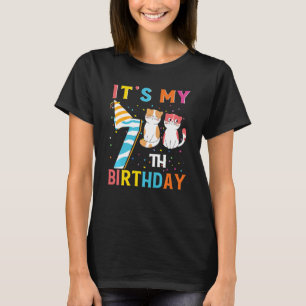 Kids It's My 7th Birthday For The 7 Years Old Cute T-Shirt