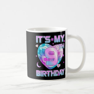 Kids It's My 9th Birthday Girl 9 Year Old Kp Bday  Coffee Mug