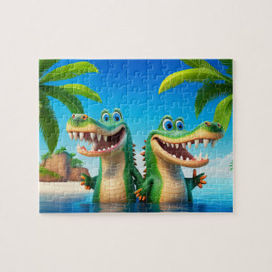 Kids Jigsaw Puzzle - Crocodiles