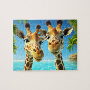 Kids Jigsaw Puzzle - Giraffes