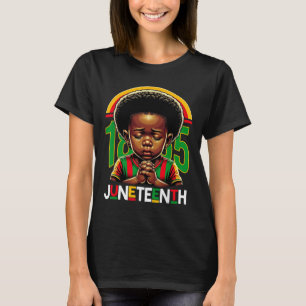 Kids Juneteenth Prince 1865 Black History Month To T-Shirt