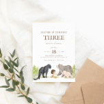 Kids Jungle Birthday – Jungle Friends Birthday Invitation<br><div class="desc">All you need is the bare necessities with this fun-loving and playful watercolor jungle-themed birthday invitation. Invite your friends and loved ones to celebrate your wild child with this fully customizable jungle wild animal design.</div>