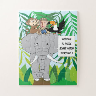 Kids Jungle Safari Jigsaw Puzzle Puzzle