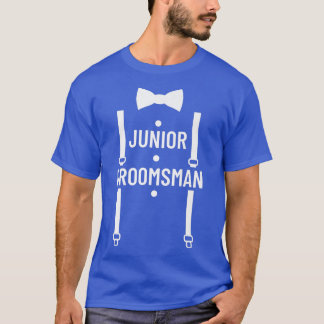 Kids Junior Groomsman Wedding Party Bachelor Party T-Shirt