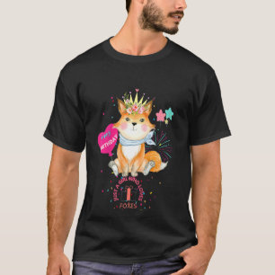 Kids Just A Girl Who Loves Foxes Birthday Foxy T-Shirt