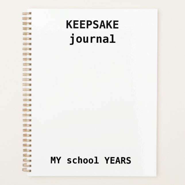  Kids Keepsake Journal - School Year Memory (Devant)