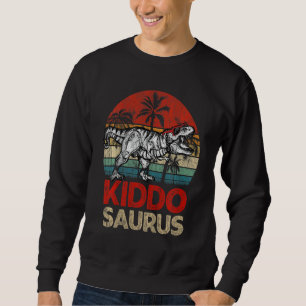 Kids Kiddosaurus Cool Kid Saurus Rex Dinosaur Fami Sweatshirt