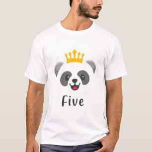 Kids Kids 5 Years Old 5Th Birthday Panda Unicorn G T-Shirt