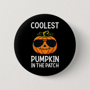 Kids Kids Coolest Pumpkin In The Patch Toddler Boy 2 Inch Round Button