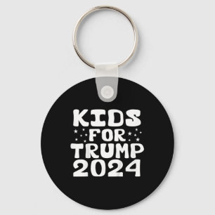 Kids Kids For Trump Election 2024 Keychain