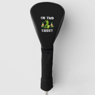 Kids Kids I’m Two Lucky Toddler 2nd Birthday Gift Golf Head Cover