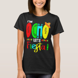 Kids Kids I'm Ocho Taco Twosday 8th Birthday Gift T-Shirt