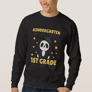 Kids Kids Kindergarten Graduate Panda Graduation Sweatshirt