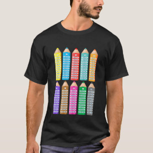 Kids Kids Learning to Calculate Math Multiplicatio T-Shirt