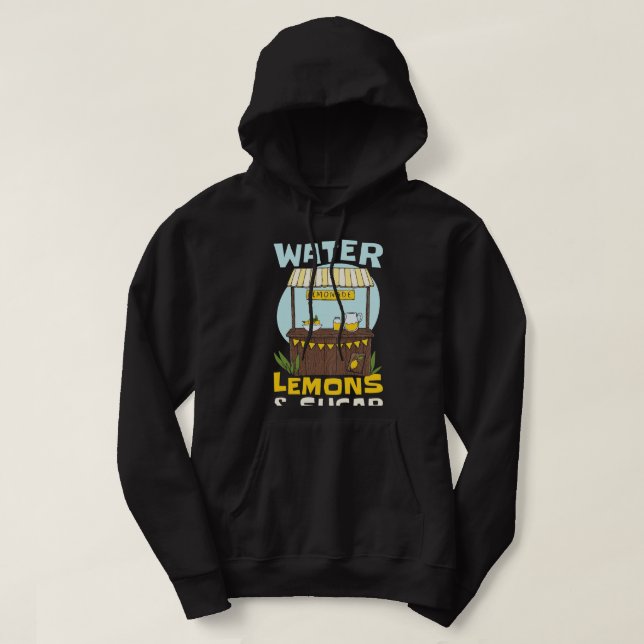 Kids Kids Lemonade Stand Lemon Juice Hoodie (Design Front)