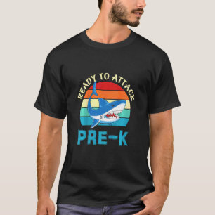 Kids Kids Ready To Attack Pre-K Boys First Day Of  T-Shirt