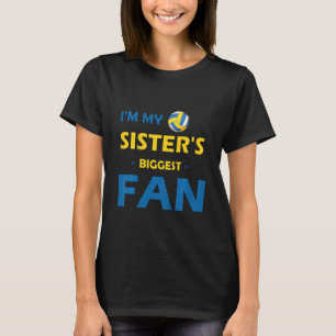 Kids Kids Volleyball Big Sisters Biggest Fan from  T-Shirt