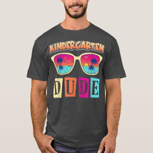 Kids Kindergarten Dude Cute Sunglasses Graduation T-Shirt