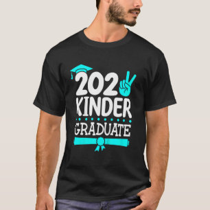 Kids Kindergarten Graduation 2022 Peace Out Toddle T-Shirt
