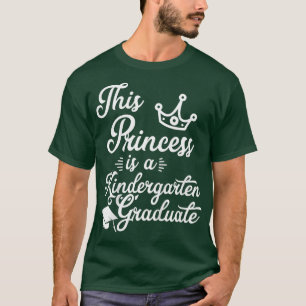 Kids Kindergarten Graduation Gift for Girls T-Shirt