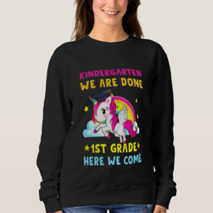 Kids Kindergarten Graduation Magical Unicorn Kindy Sweatshirt