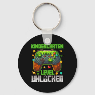 Kids Kindergarten Level Unlocked Ck To School Boys Keychain