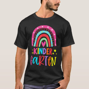 Kids Kindergarten Rainbow First Day Of School Teac T-Shirt