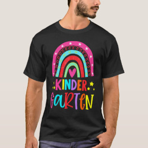 Kids Kindergarten Rainbow First Day Of School Teac T-Shirt