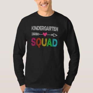 Kids Kindergarten Squad First Day Of School Teache T-Shirt