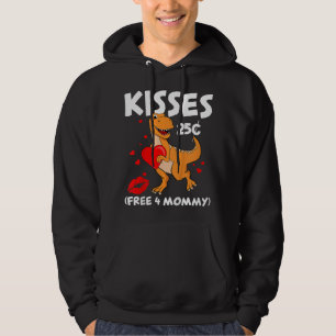 Kids Kisses 25cent Toddler Boy T-rex Son Dinosaur  Hoodie