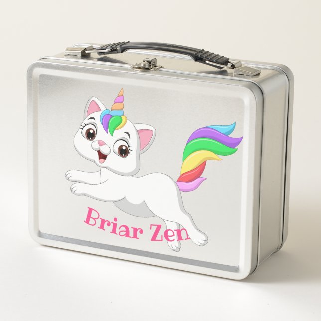 Kids Kitty Unicorn Lunchbox (Front)