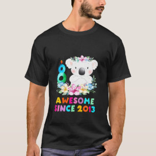 Kids  Koala Bear 8 Years Birthday Outfit For Boys  T-Shirt