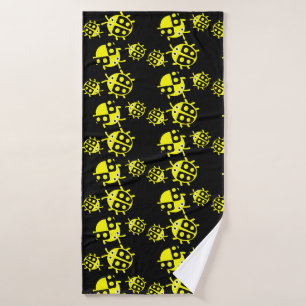 Kids ladybug  bath towel