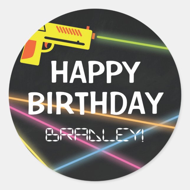 KIDS LASER TAG BIRTHDAY PARTY (Front)