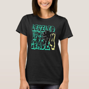 Kids Last Day Of Back To School Levelled Up To 4th T-Shirt