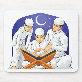 Kids Learn to Read Al-Quran with Their Parent Mouse Pad