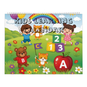 Kids Learning Calendar – ABC & 123 Educational
