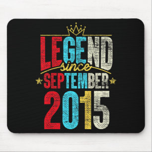 Kids Legend Since September 2015 Bday Gifts 7th Mouse Pad