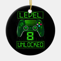 Kids Level 8 Unlocked Funny Video Gamer 8th