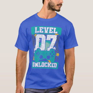 Kids Level  Unlocked Video Game th Birthday Gift T T-Shirt