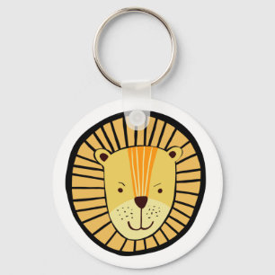 Kids Lion Jungle Animal Keychain