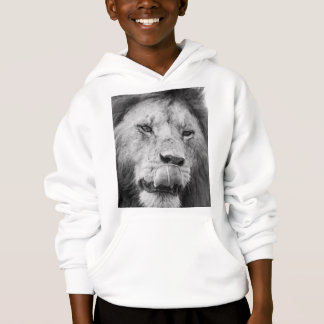 Kids’ Lion Printed Pullover Hoodie