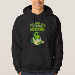 Kids Little Brother Baby Dinosaur Son Birth Boy D Hoodie