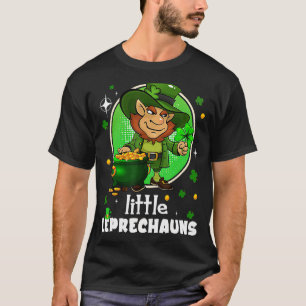 Kids Little Leprechaun With Shamrock St Patricks D T-Shirt