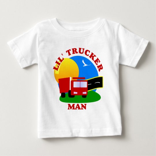 Kids Little Trucker Man Shirt