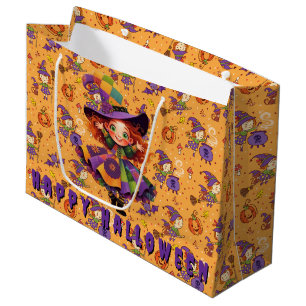 Kids Little Witches  Large Gift Bag