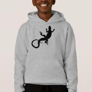 Kid's Lizard Hoodie Reptile Art Kids Sweatshirt