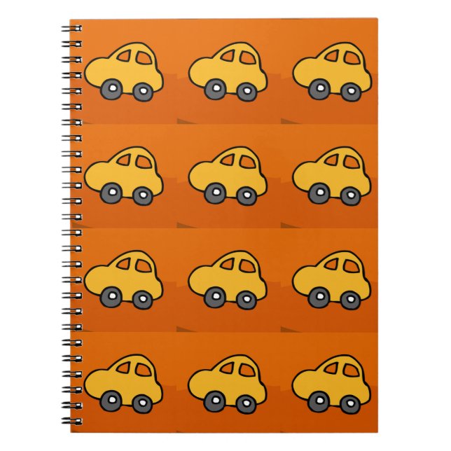 Kids LOVE : Mini Mini Toy Cars Notebook (Front)