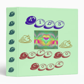Kids Love To Cook Recipes Binder