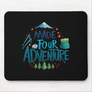 Kids Made Four Adventure 4th Birthday Party Campin Mouse Pad